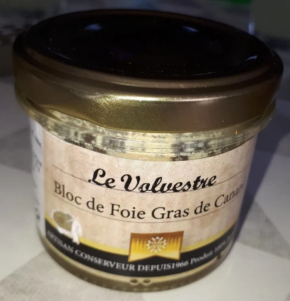 Bloc de foie gras de canard