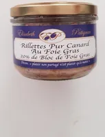 Rillettes Pur Canard au Foie Gras