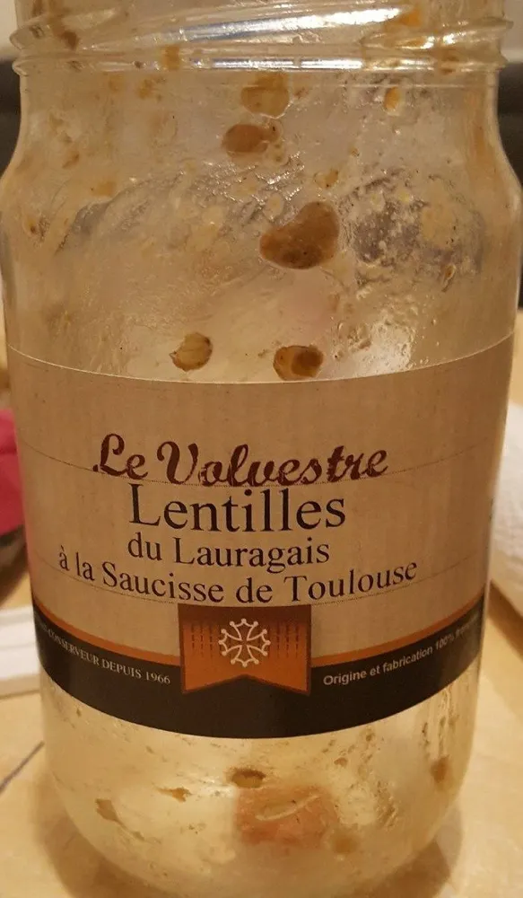 Lentilles du Lauragais à la saucisse de Toulouse
