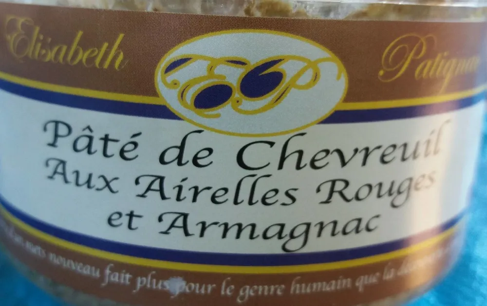 Pâté de Chevreuil aux Airelles Rouges et Armagnac