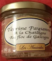 Terrine Paysanne A la Châtaigne Au floc de Gascogne
