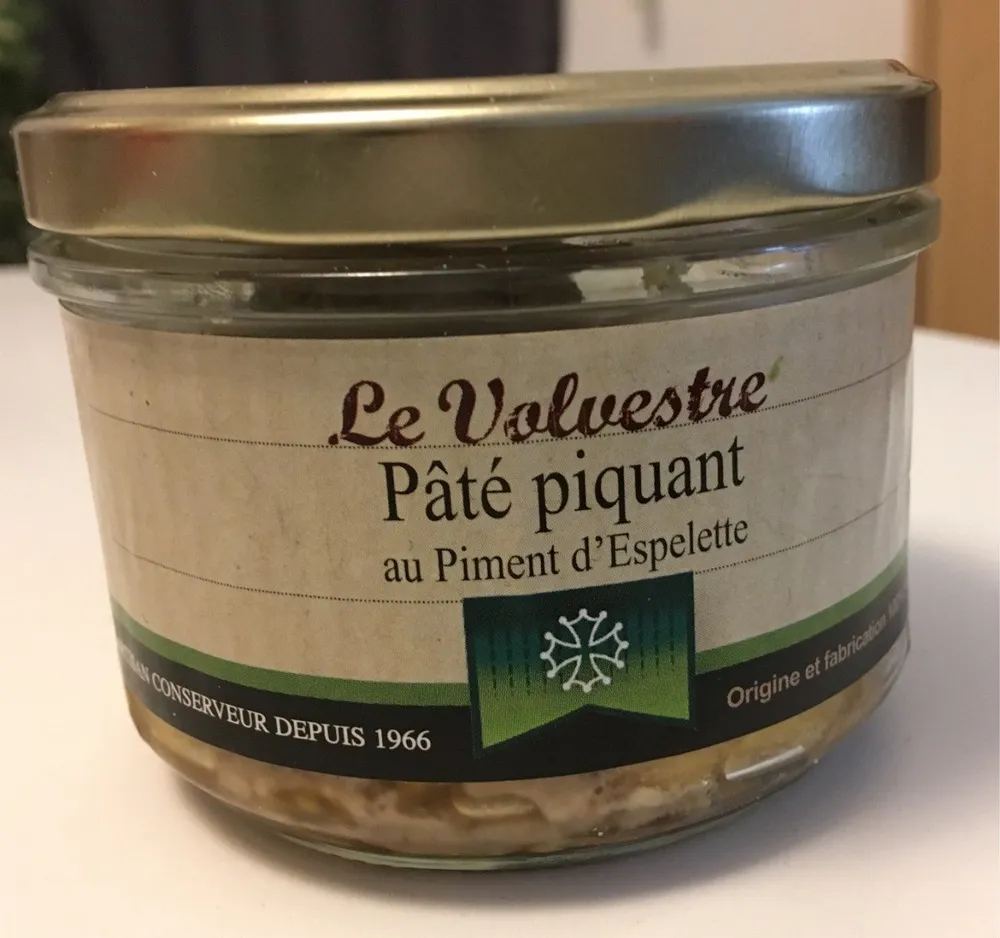 Pâté piquant au piment d'espelette