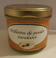 Rillettes de poulet tandoori