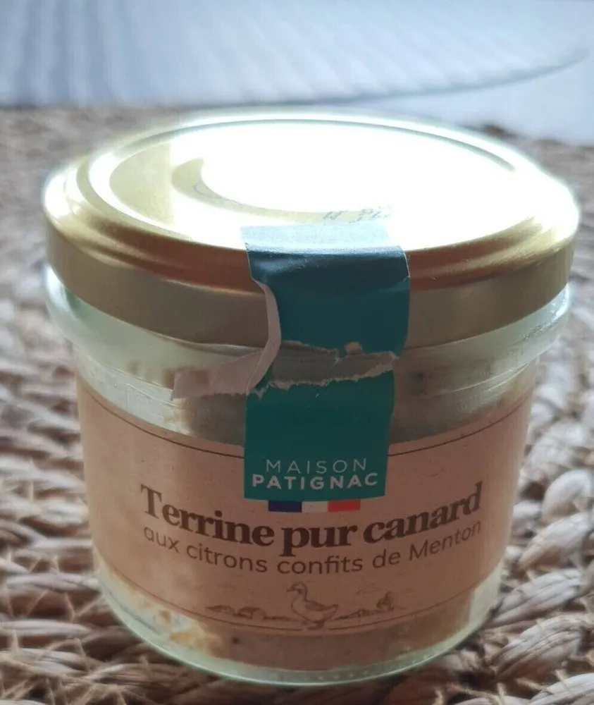 Terrine pur canard