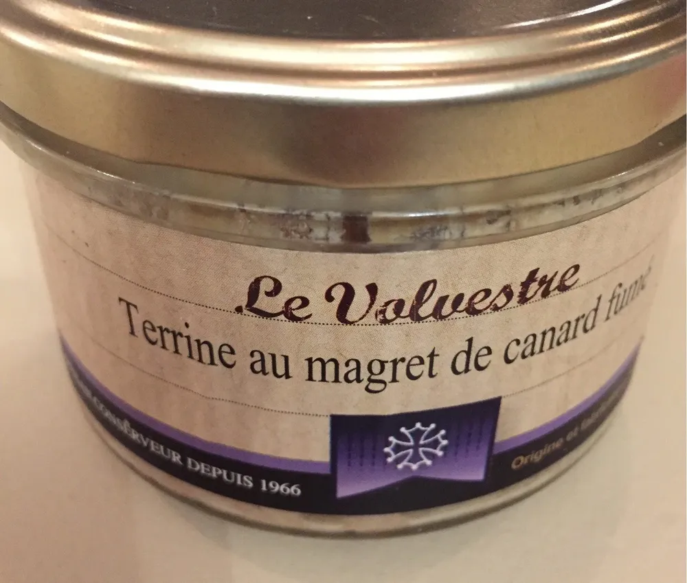 Terrine au magret de canard fumé