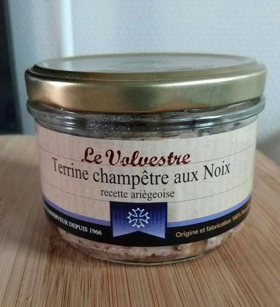 Terrine champêtre aux noix