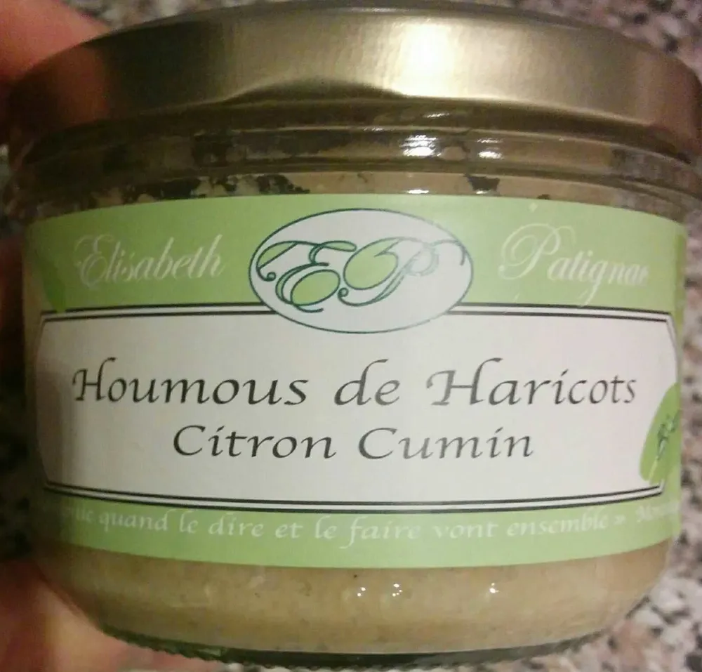 Houmous de haricots citron cumin