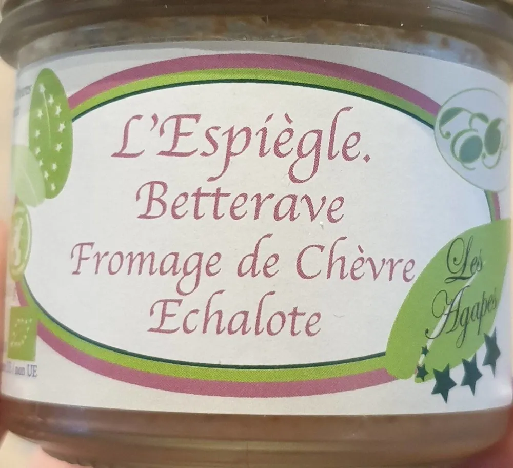 L'espiègle betterave fromage de chèvre échalote