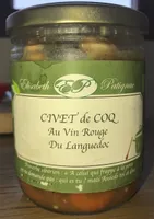 Civet de coq au vin rouge du Languedoc Bio