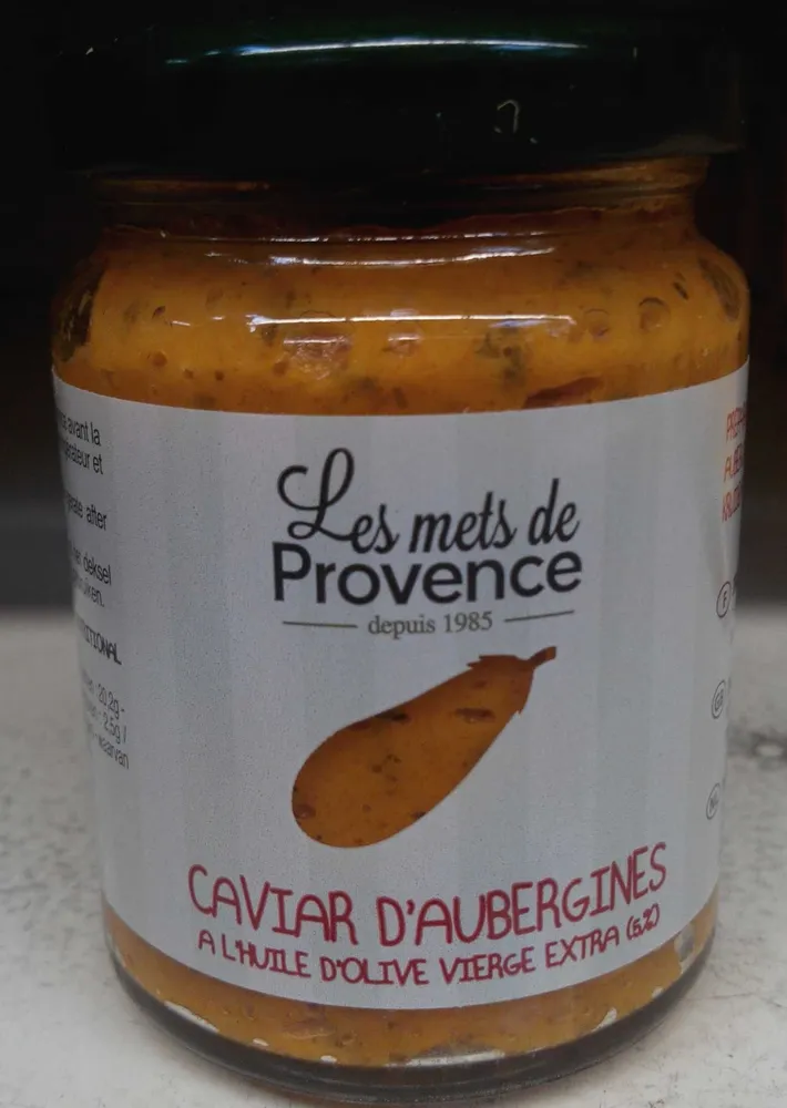 Caviar d'aubergines à l'huile d'olive vierge extra (5%)