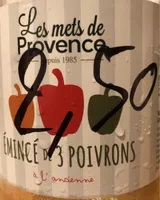 Emincé de 3 poivrons