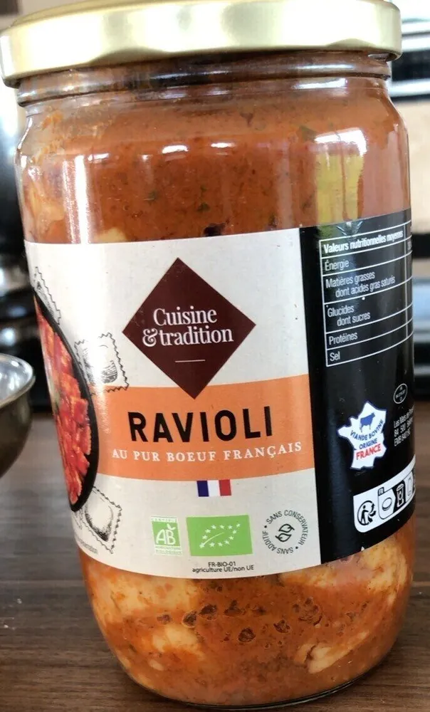 Ravioli au pur bœuf français