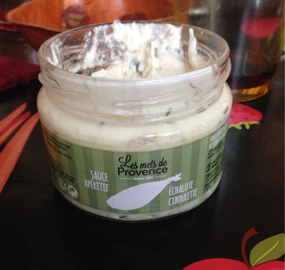 Sauce Apéritif Échalote Ciboulette