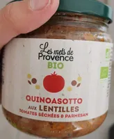 Quinoasotto aux lentilles tomates séchées et parmesan