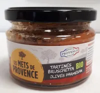 Brushetta olives parmesan bio 200g