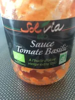 sauce tomate basilic à l'huile d'olive vierge extra