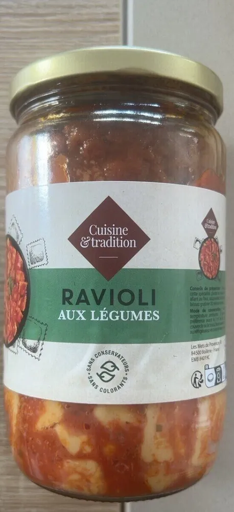 Ravioli aux legumes