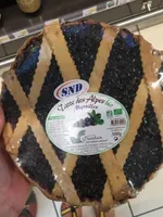 Tarte des alpes bio myrtilles