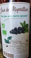 Jus de myrtilles