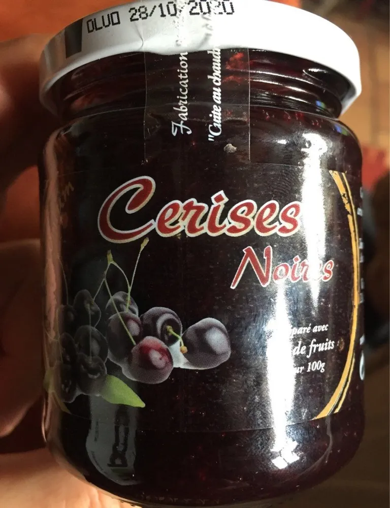 Confiture cerises noires
