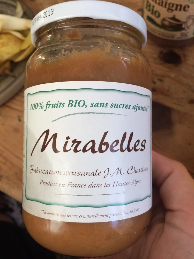 Confiture de mirabelles pommes