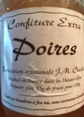 Confirure extra poires