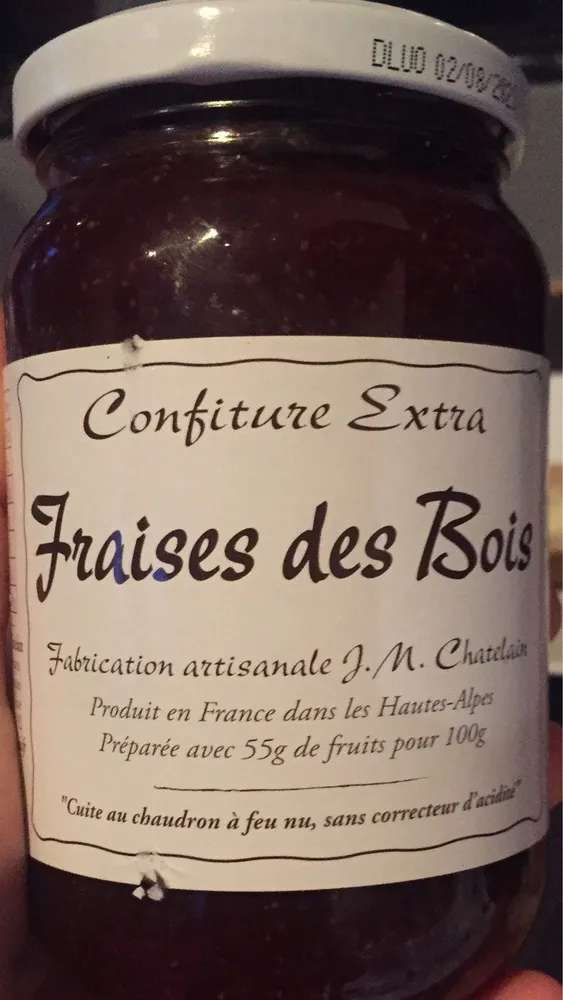 Confiture extra fraises des bois