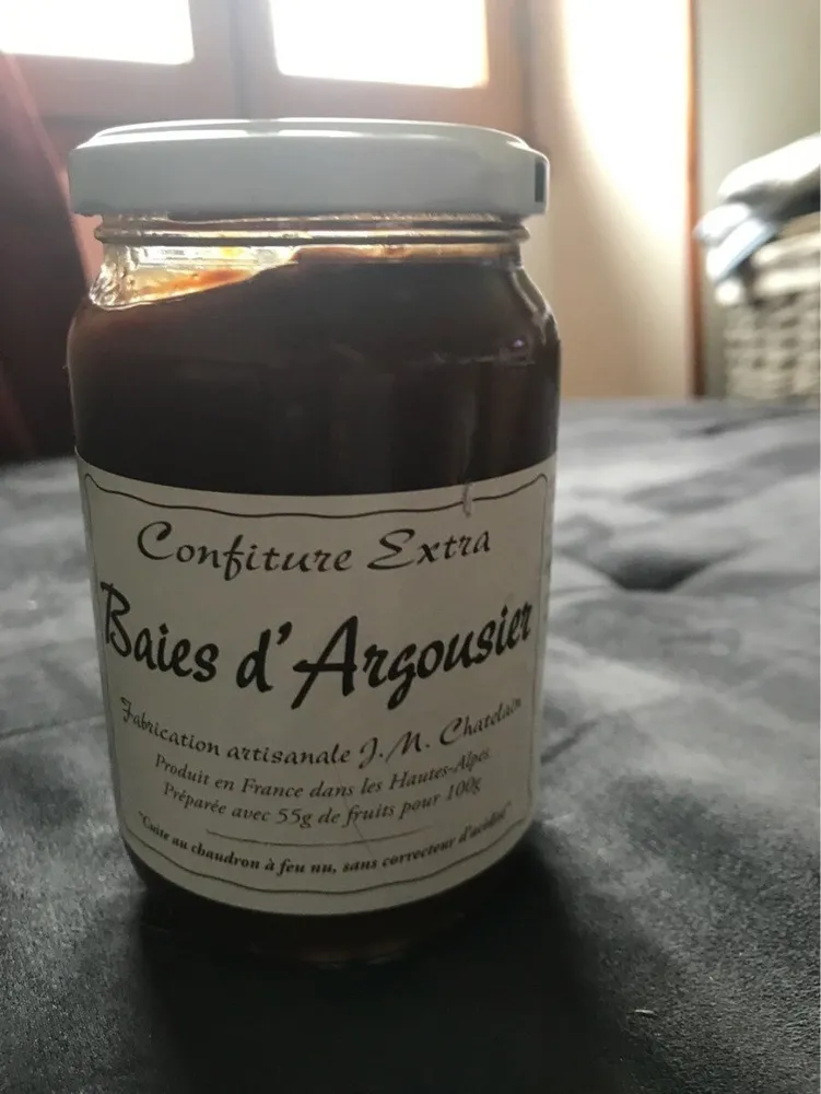 Confiture extra baies d'argousier