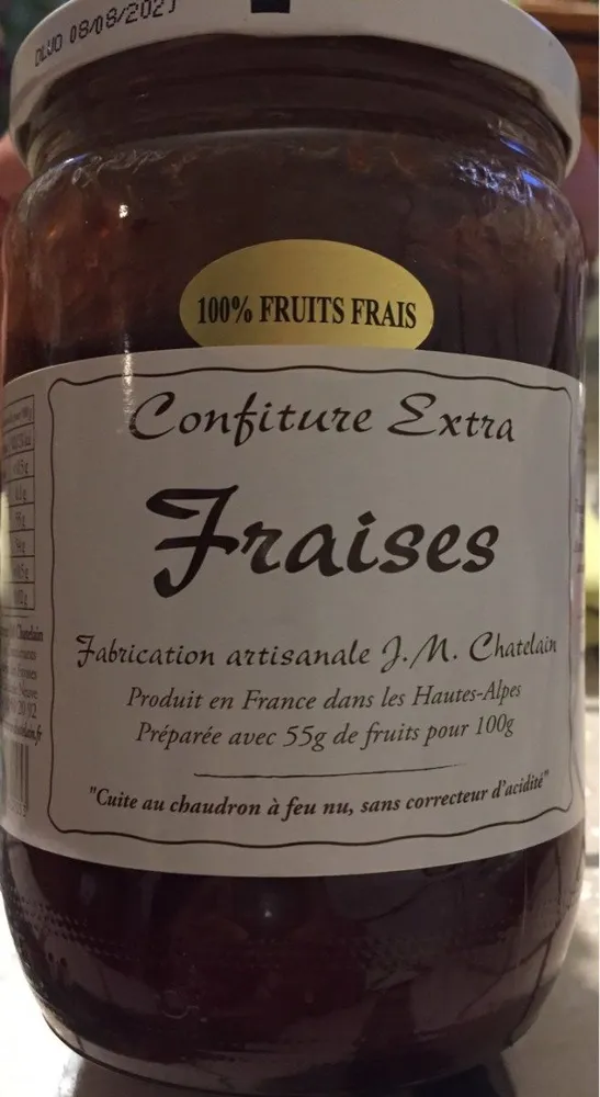 Confiture de fraises