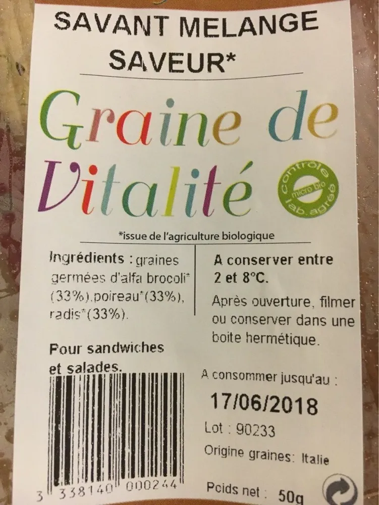Graine de vitalité