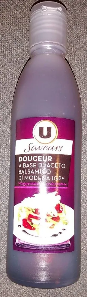 Douceur à la base d'aceto balsamico di modena IGP