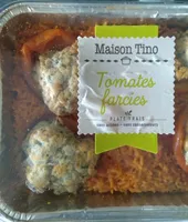 4 Tomates Fraîches Farcies et Riz à la Provençale