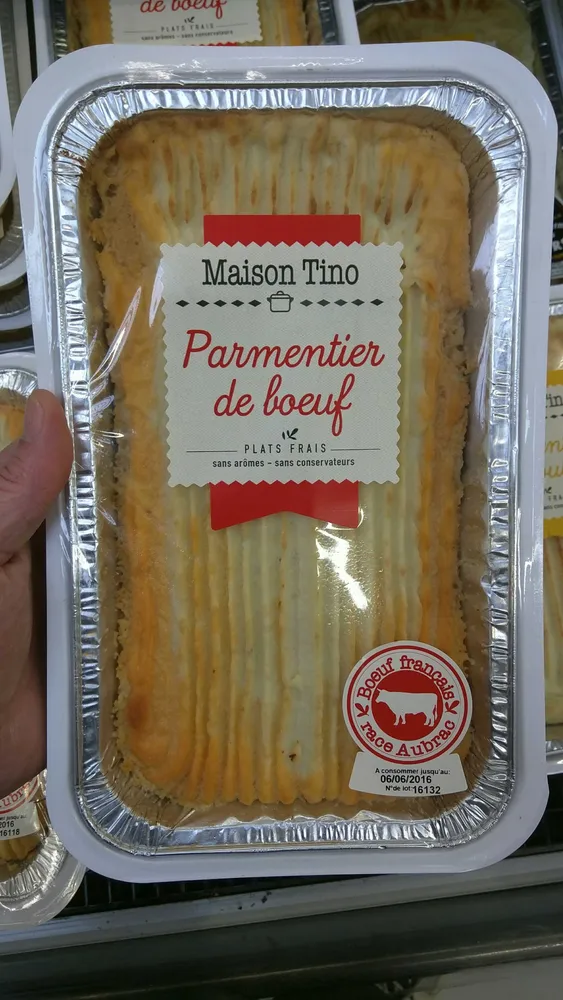 Parmentier de boeuf Aubrac