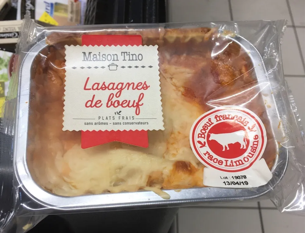 Lasagnes de boeuf