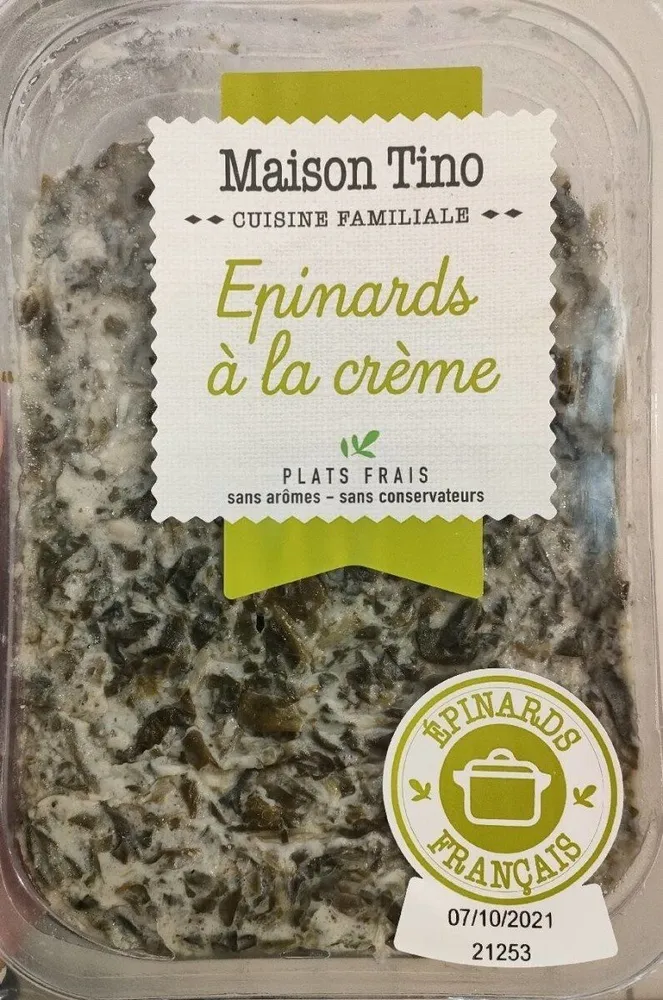 Épinards à la crème