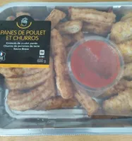 Panes de poulet et churros