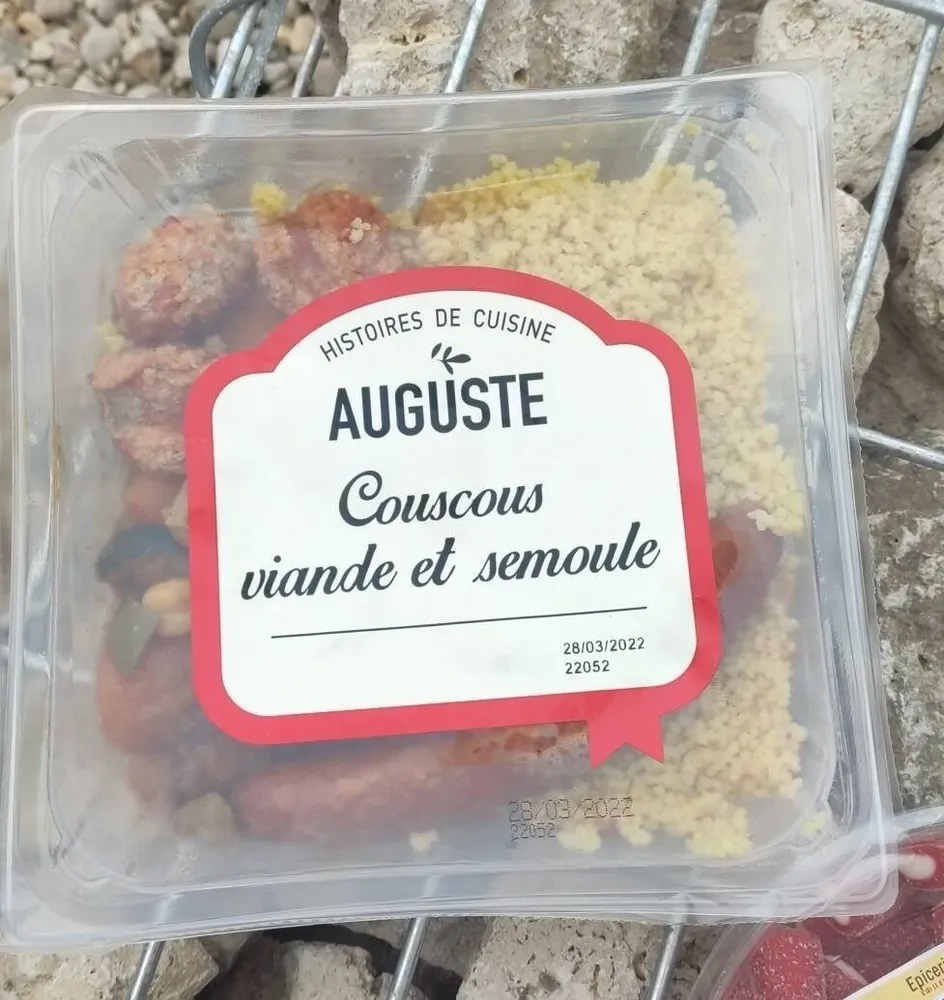 Couscous viande et semoule