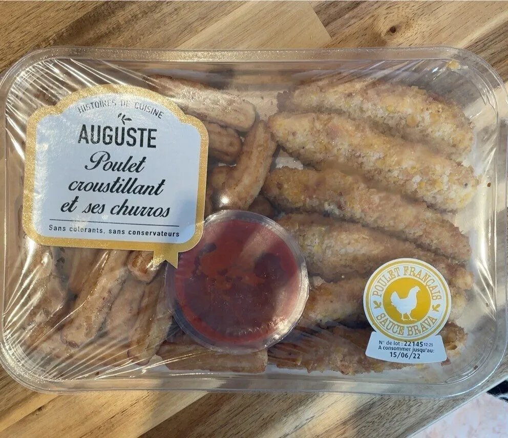 Poulet croustillant et ses churros