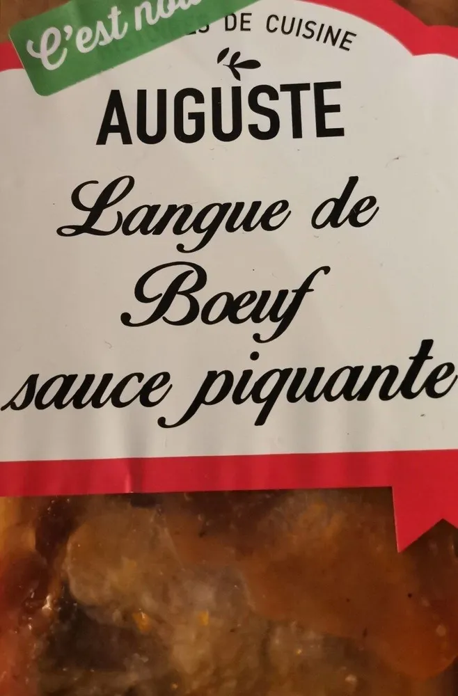 Langue bœuf sauce piquante