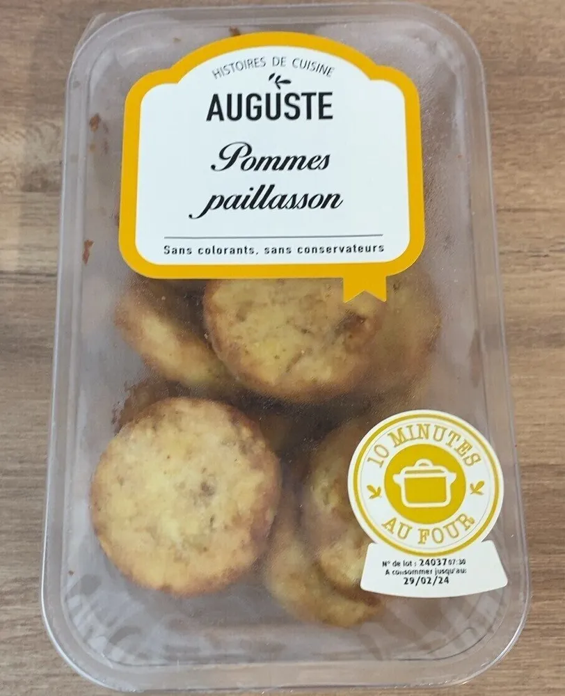 Pommes paillasson