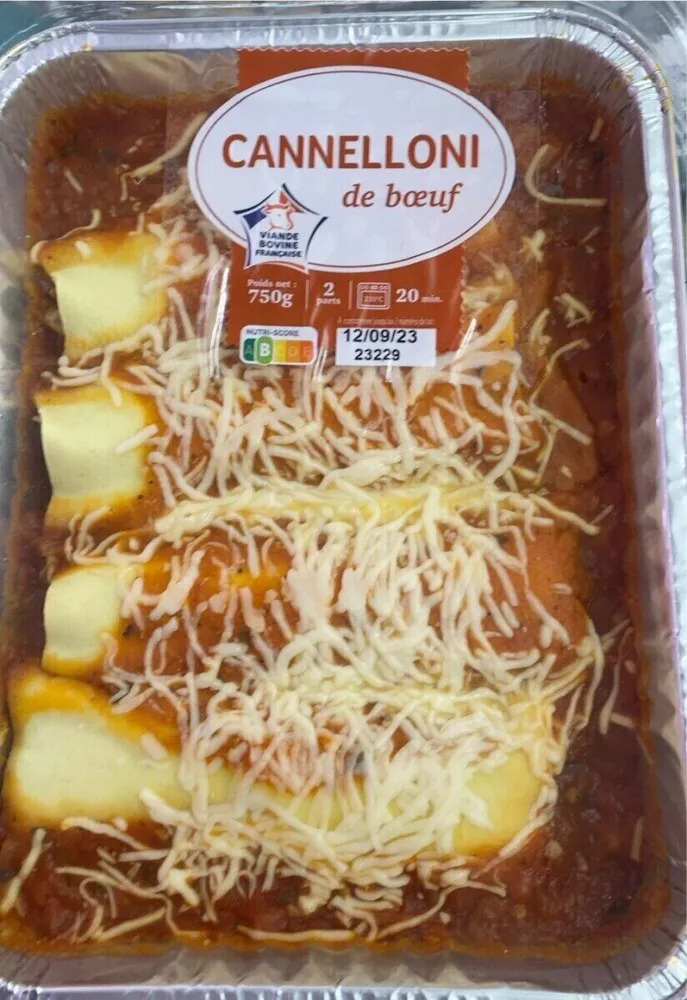Cannelloni à la viande de bœuf