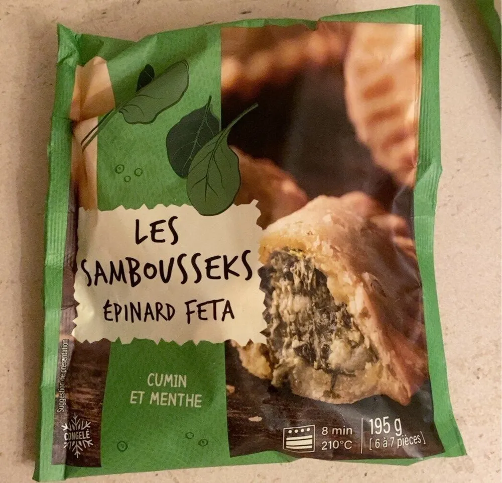 LES SAMBOUSSEKS ÉPINARD FETA