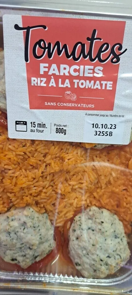 Tomates farcies avec riz