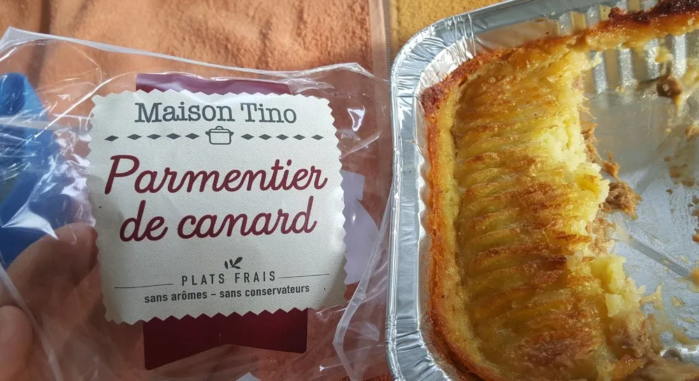 Parmentier de canard