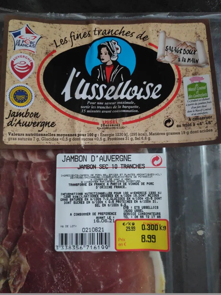 Jambon d'Auvergne