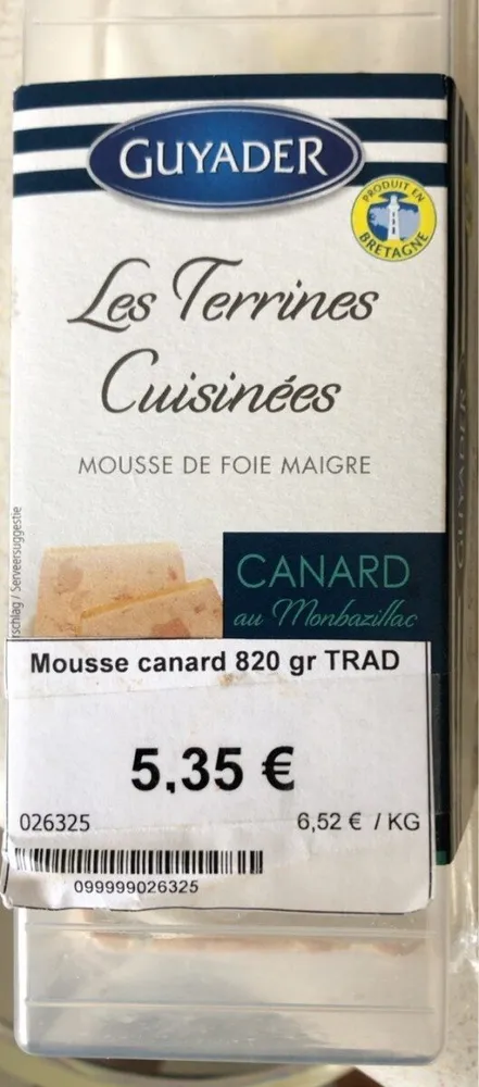 Les terrines cuisinees