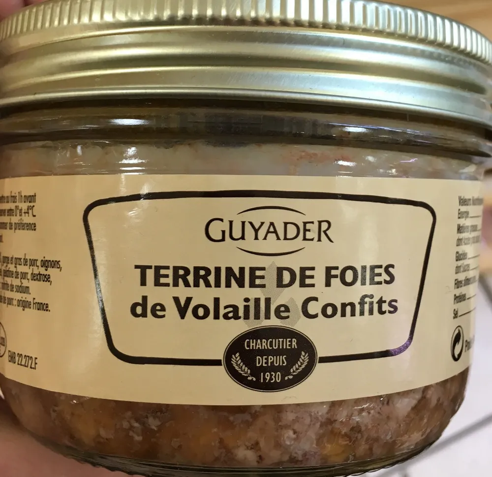 Terrine de Foies de Volaille Confits