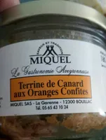 Terrine de canard aux oranges confites
