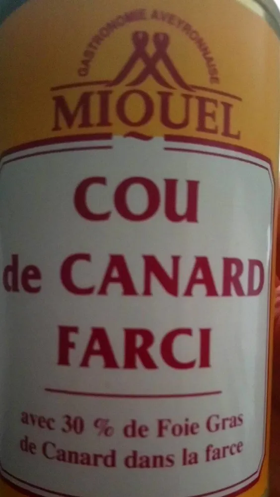 Cou de canard farci