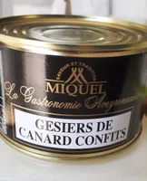 Gesiers de canard Miquel Confit 1/2
